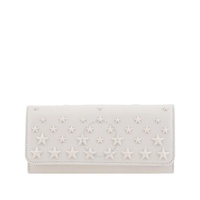 지미 추 Jimmy Choo Latte / Light Gold Ladies Nino Star Stud-Embellished Wallet Nino AOR