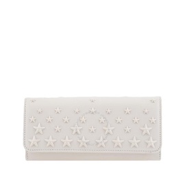 지미 추 Jimmy Choo Latte / Light Gold Ladies Nino Star Stud-Embellished Wallet Nino AOR