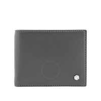 Picasso And Co Slim Leather Wallet- Grey PLG705GRY