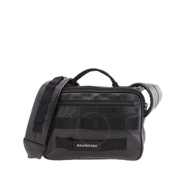 발렌시아가 Balenciaga Black Leather Army Pouch Shoulder Bag 669538 1VGI7 1000
