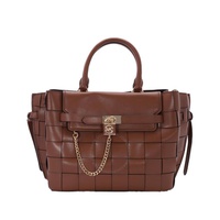 Michael Kors Luggage Large Woven Hamilton Legacy Belted Satchel 30S3G9HS7L-230