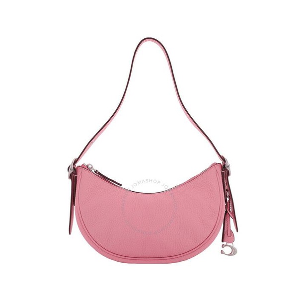 코치 Coach Ladies Flower Pink Leather Luna Shoulder Bag CC439 LHVDT