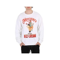 모스키노 Moschino White Ice Cream Cotton Sweatshirt A1726-0228-1001