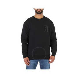 휴고 Hugo Boss Black Stadler 104 Logo Embroidered Regular-Fit Sweatshirt 50481578-001