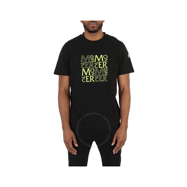 몽클레어 몽클레어 Moncler Mens Medium Grey Logo Print Cotton Jersey T-Shirt H10918C00058-829H8-985