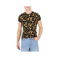 베르사체 Versace Mens Baroque Print T-Shirt AGU03003 AV00214 A732