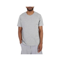 발망 Balmain Mens Reflective Logo Oversized Cotton T-Shirt AH1EG010BC22-YDU