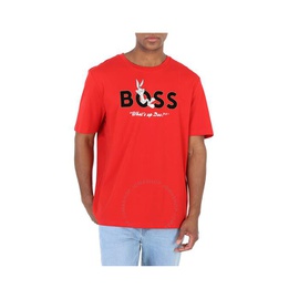 휴고 Hugo Boss X Looney Tunes Bunny Mercerised-Cotton T-Shirt 50485386-623