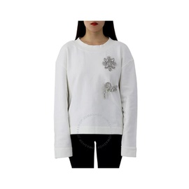 버버리 Burberry Embellished Cotton-jersey Sweatshirt 4547511