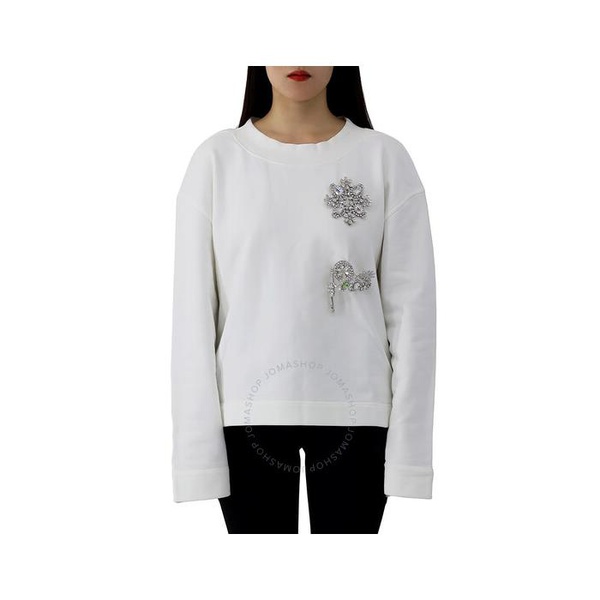 버버리 버버리 Burberry Embellished Cotton-jersey Sweatshirt 4547511