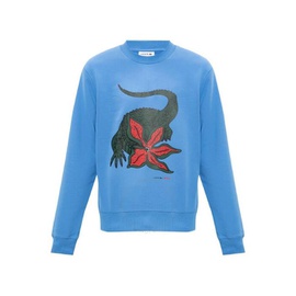 라코스테 Lacoste X Netflix Cotton Fleece Crocodile Print Sweatshirt SH8202-MO-L99