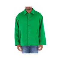 Emporio Armani Mens Verde Ultra Fine Wool Blouson Jacket H31R02-C1452-530