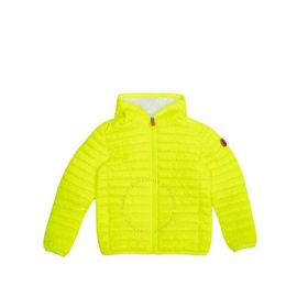 Save The Duck Kids Fluo Yellow Gillo Puffer Jacket J30650B-FLUO16-60014