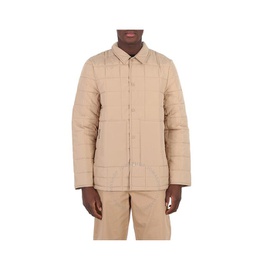 레인스 Rains Sand Liner Water-Repellent Quilted Shirt Jacket 18200 Sand