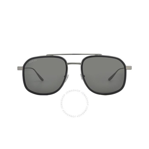 구찌 구찌 Gucci Grey Navigator Mens Sunglasses GG1310S 001 56