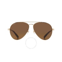 구찌 Gucci Brown Pilot Mens Sunglasses GG1288SA 002 61
