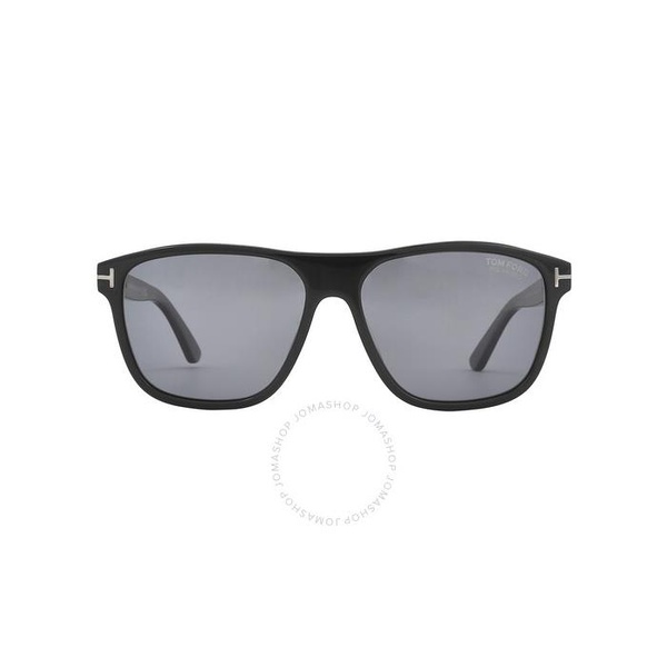 톰포드 톰포드 Tom Ford Frances Polarized Smoke Square Mens Sunglasses FT1081-N 01D 58