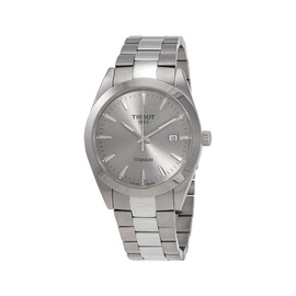 Tissot T-Classic Titanium Quartz Grey Dial Mens Watch T127.410.44.081.00