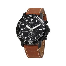 Tissot Seastar 1000 Chronograph Quartz Black Dial Mens Watch T1204173605100