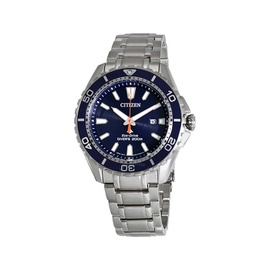Citizen Promaster Diver 200 Meters Eco-Drive Blue Dial Steel Mens Watch BN0191-55L