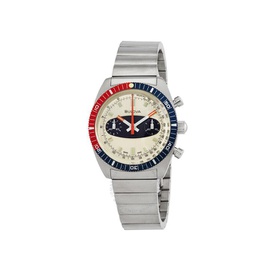 Bulova Limited 에디트 Edition Chronograph A Automatic 오프화이트 Off-White Dial Mens Watch 98A251