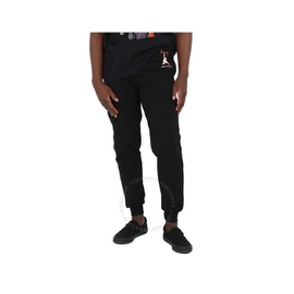모스키노 Moschino Mens Black Underwear Logo Track Pants A4315-8123-555