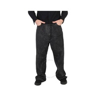 발렌시아가 Balenciaga Charcoal Trompe L Oeil Baggy Pocket Jeans 621588 TJW37 1270