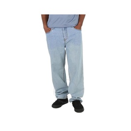 Emporio Armani Mens Hemp-Blend J73 Loose-Fit Denim Jeans 3R1J73-1DPWZ-0943