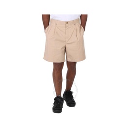 버버리 Burberry Mens Soft Fawn Chino Cotton Shorts 8042450