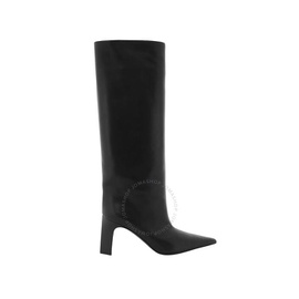 발렌시아가 Balenciaga Ladies Black Blade 90 Knee-High Leather Boots 679189 WBC40 1000