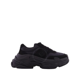 발렌시아가 Balenciaga Black Triple S Recycled Nylon Sneakers 710156 W3CU1 1000