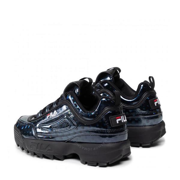 필라 Fila Ladies Black Disruptor F Low-top Sneakers 1011236 18H