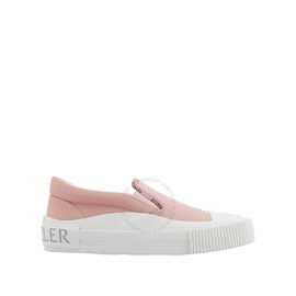 몽클레어 Moncler Ladies Open Pink Glissiere Tri Slip-On Sneakers H109B4B00010-M1511-51A