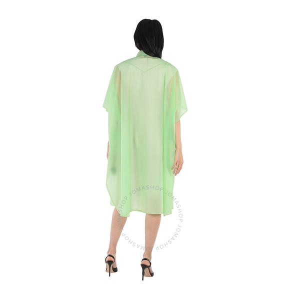 버버리 버버리 Burberry Ladies Mint Green Soft-touch Plastic Poncho 4547144