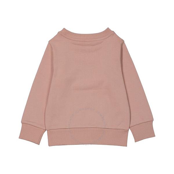 몽클레어 몽클레어 Moncler Kids Pastel Pink Logo-Print Cotton Sweatshirt H19548G00033-809AG-514