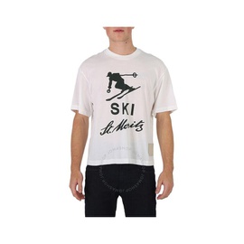 Bally Bone 15 Ski St. Moritz Print T-Shirt MCC00P CO123 U101
