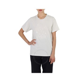 메종마르지엘라 Maison Margiela Off White Numeric Logo Print Four- Stitch T-Shirt S51GC0521S20079-102