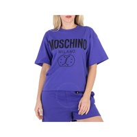 모스키노 Moschino Fantasy Print Double Smile Logo T-Shirt A0701-5541-2278