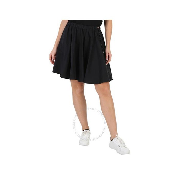 몽클레어 몽클레어 Moncler Black Gonna Gathered A-Line Mini Skirt H10932D00009-54543-999