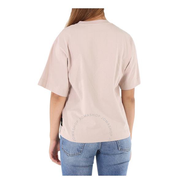 몽클레어 몽클레어 Moncler Ladies Medium Beige Olivia Oyl Graphic Print T-Shirt H10948C00003-M1808-20L