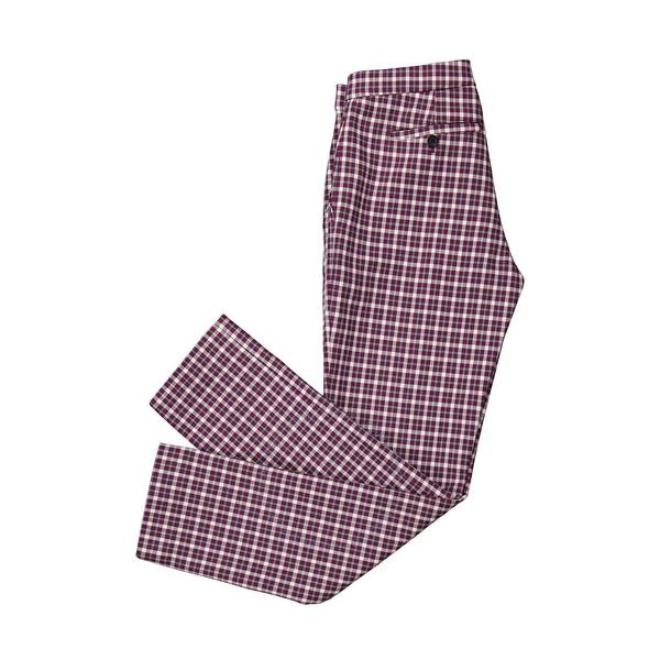 버버리 버버리 Burberry Hanover Straight-fit Check Cotton Tailored Trousers 4072106