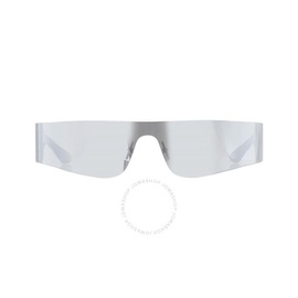 발렌시아가 Balenciaga Silver Rectangular Unisex Sunglasses BB0041S 002 99