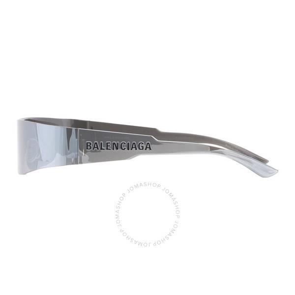 발렌시아가 발렌시아가 Balenciaga Silver Rectangular Unisex Sunglasses BB0041S 002 99
