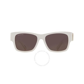 발렌시아가 Balenciaga Grey Square Unisex Sunglasses BB0262SA 003 56