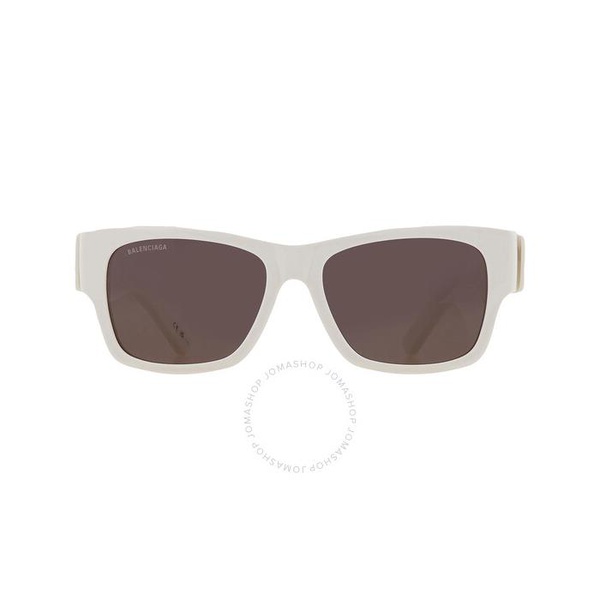 발렌시아가 발렌시아가 Balenciaga Grey Square Unisex Sunglasses BB0262SA 003 56