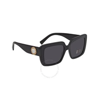 베르사체 Versace Grey Square Ladies Sunglasses VE4384B GB1/87 54