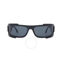 베르사체 Versace Dark Grey Wrap Mens Sunglasses VE4446 GB1/87 67