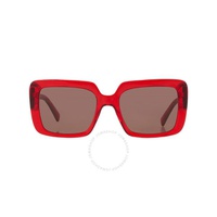 베르사체 Versace Brown Shield Ladies Sunglasses VE4384B 528073 54