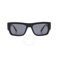 베르사체 Versace Dark Gray Rectangular Mens Sunglasses VE4416U GB1/87 53