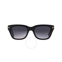 톰포드 Tom Ford Snowdon Grey Gradient Square Mens Sunglasses FT0237 05B 52